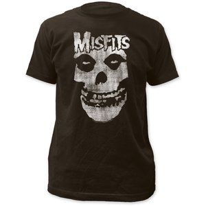Misfits Distressed Skull Band T Shirt Small NWT